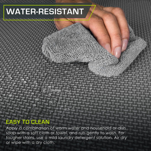 INTERLOCKING EVA GREY SOFT FOAM MATS 30x30cm (1 Pack of 10 Pieces)